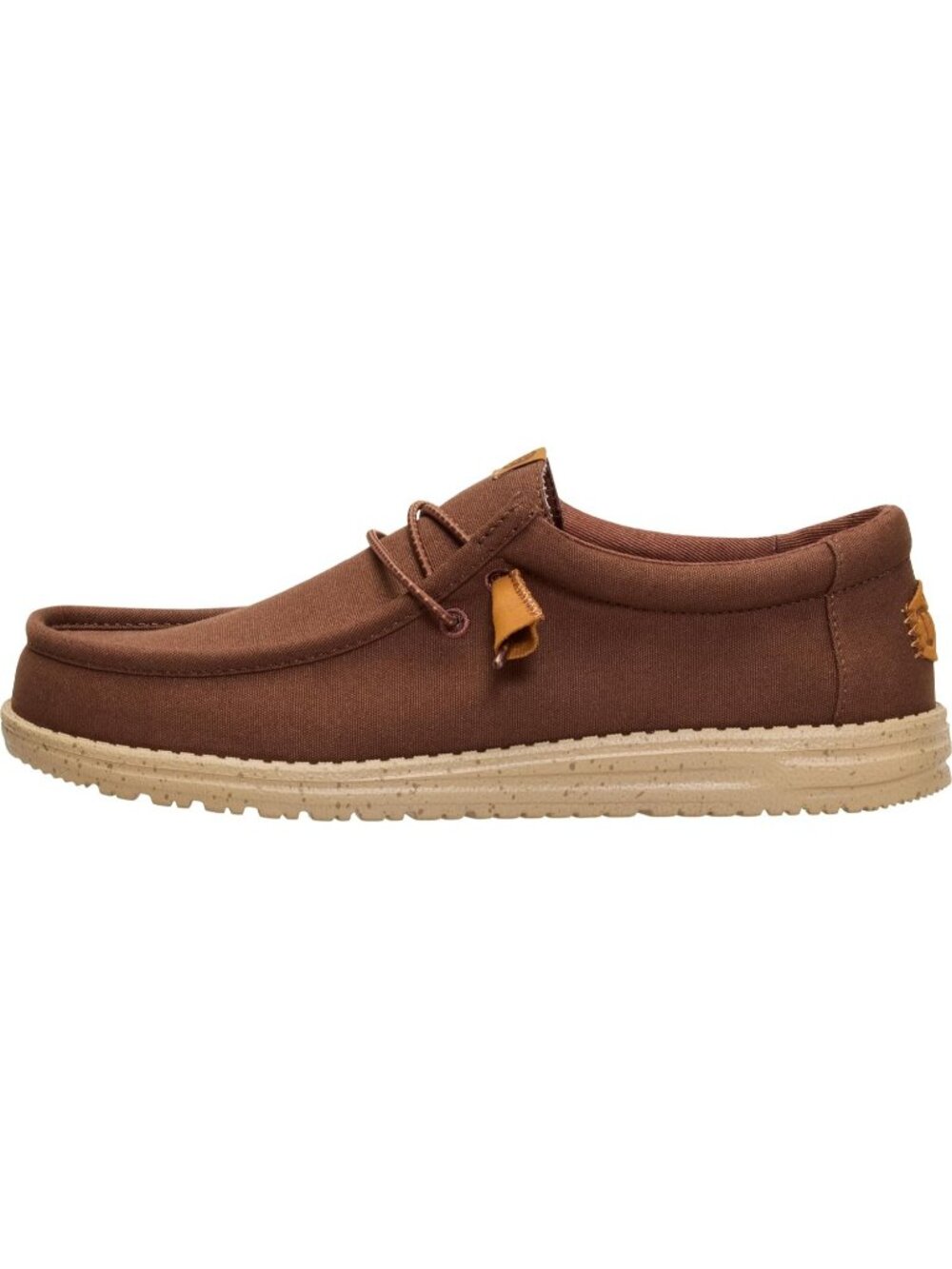 Heydude Men's Brown Round Toe Breathable Flexible Casual Slip On Loafers